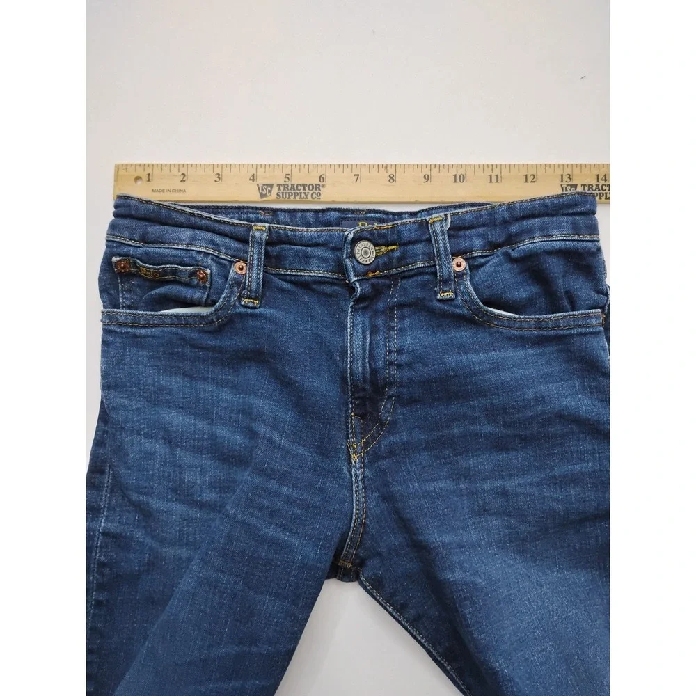 Polo Ralph Lauren Hampton Straight Jeans Boys Size 14 Dark Blue Denim